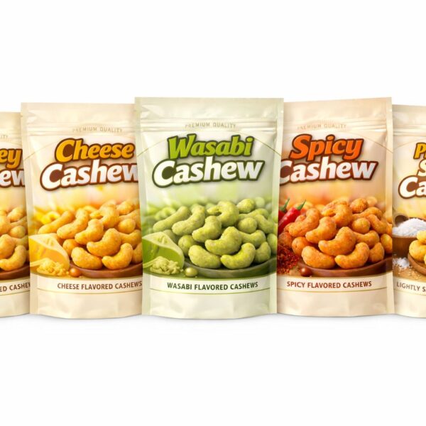 Roasted and Flavored Cashew Nuts